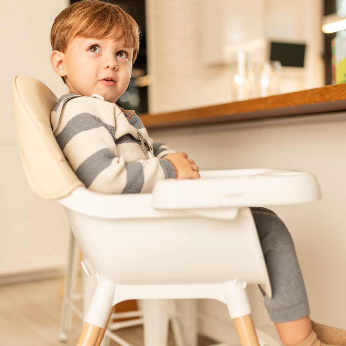 Tulano Morsel Beige Hochstuhl 