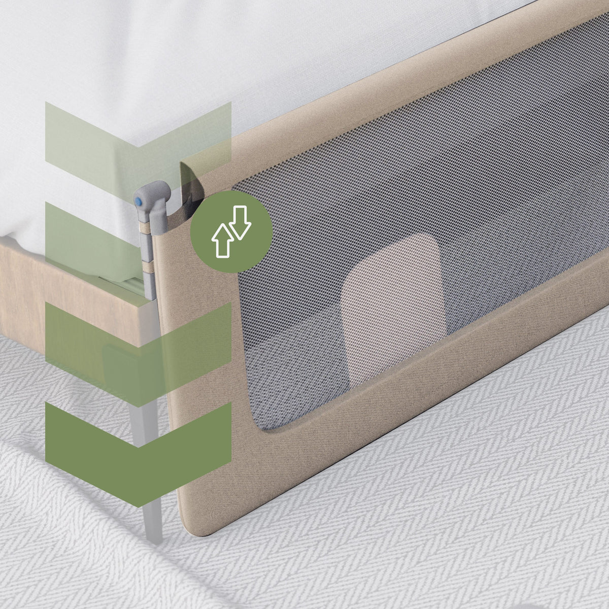 Bettschutzgitter Tulano Cover 30 Beige 200cm