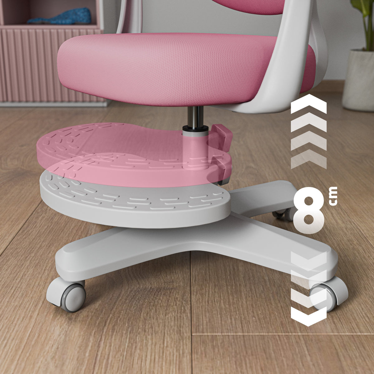 Mark Adler Junior 4.6 Rosa ergonomischer Kinderstuhl 