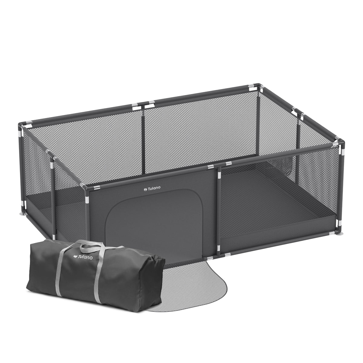 Tulano Cozy 22 Graphit Kinderlaufstall - 180 cm 