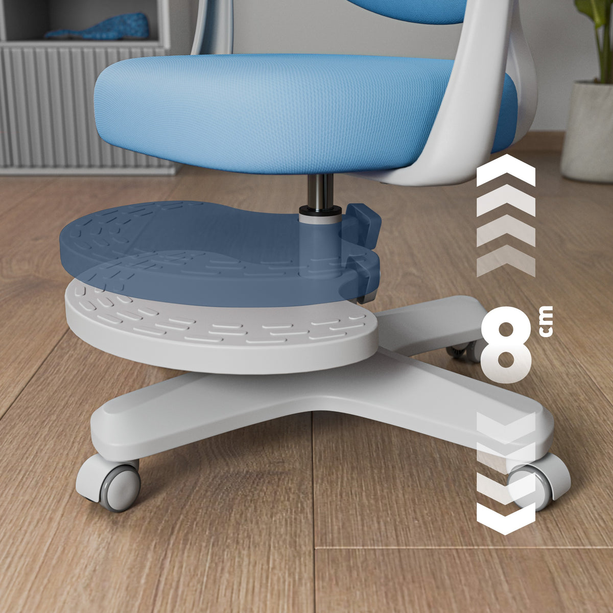 Mark Adler Junior 4.6 Blauer ergonomischer Kinderstuhl