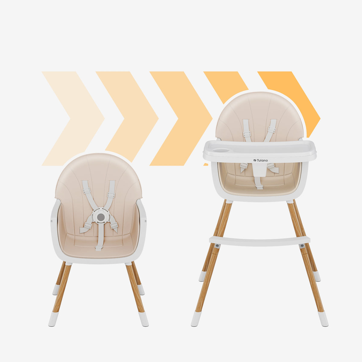 Tulano Morsel Beige Hochstuhl 