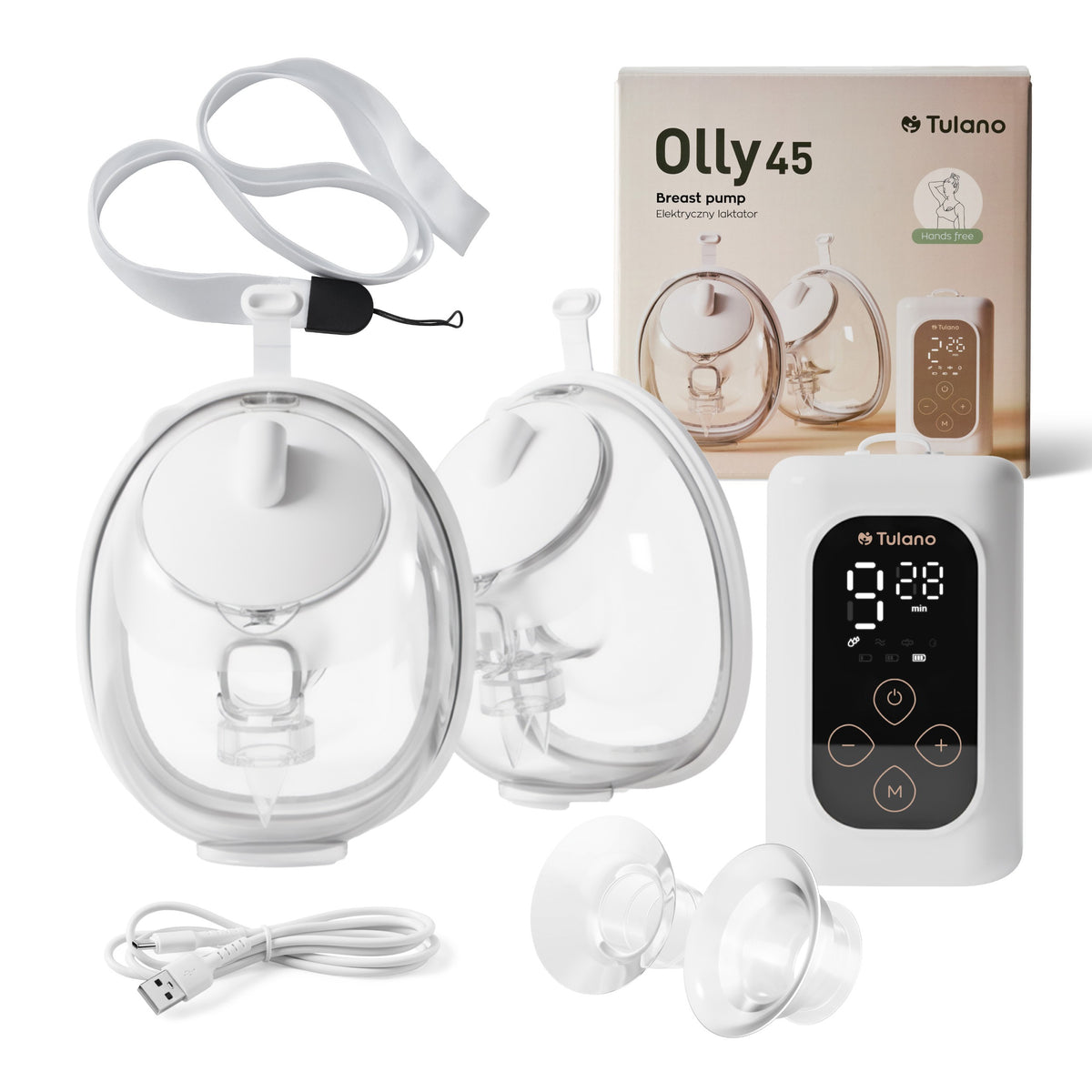 Tulano Olly 45 Doppel-Elektro-Brustpumpe 