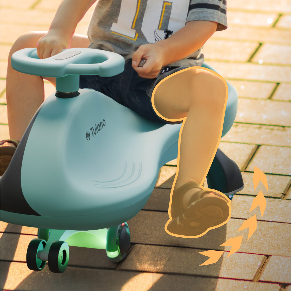 Tulano Focus 35 LED-Schwerkraft-Elektroauto für Kinder 
