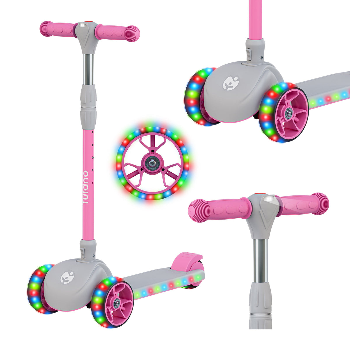 Rookie 15 Pink LED Balance Scooter für Kinder 