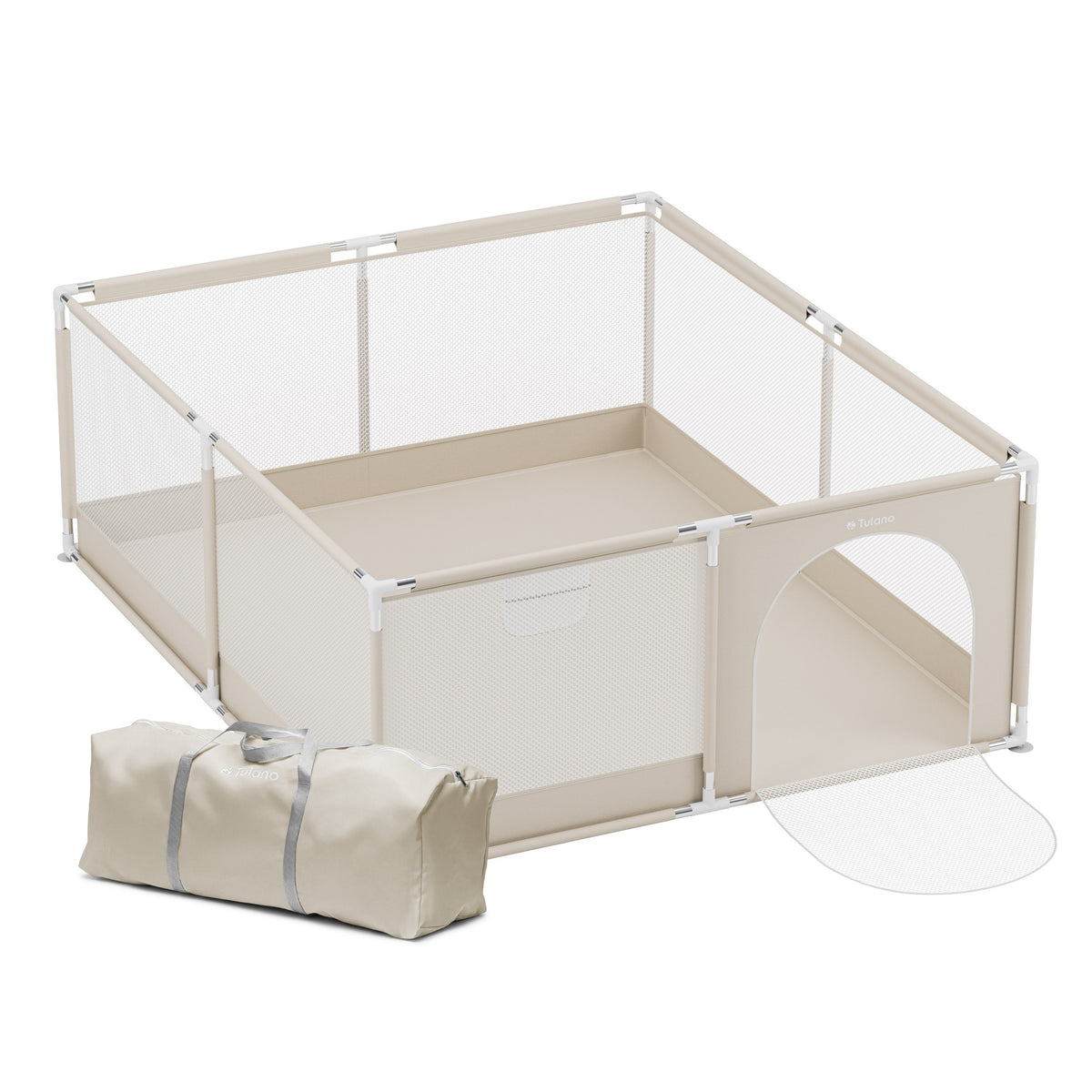 Tulano Cozy 25 Beige Kinderlaufstall - 150 cm 