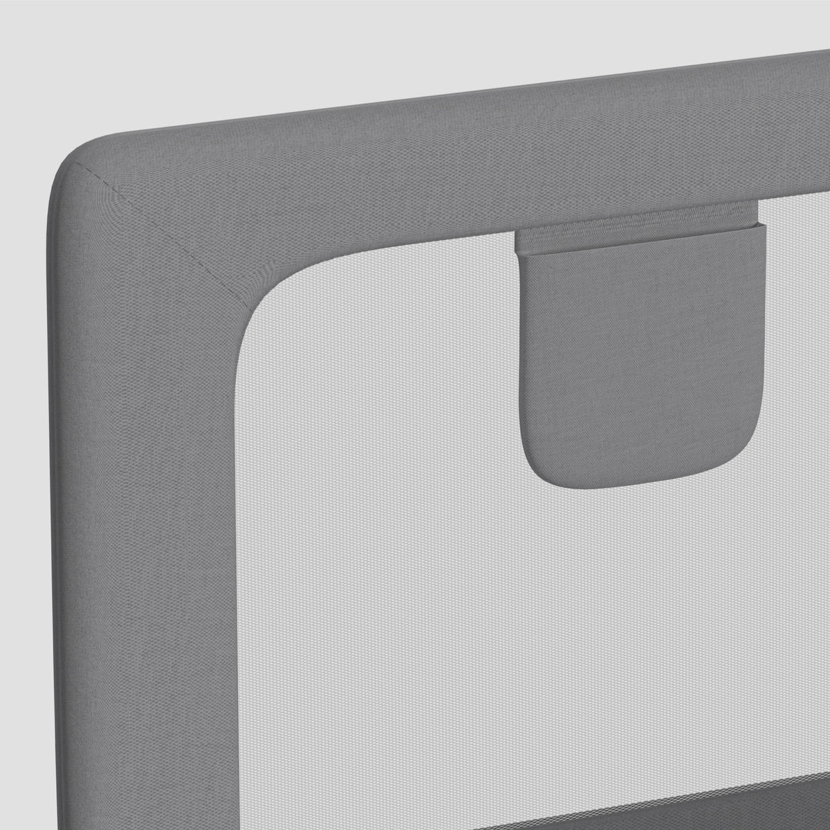 Bettschutzgitter Tulano Cover 25 Grau 150cm 