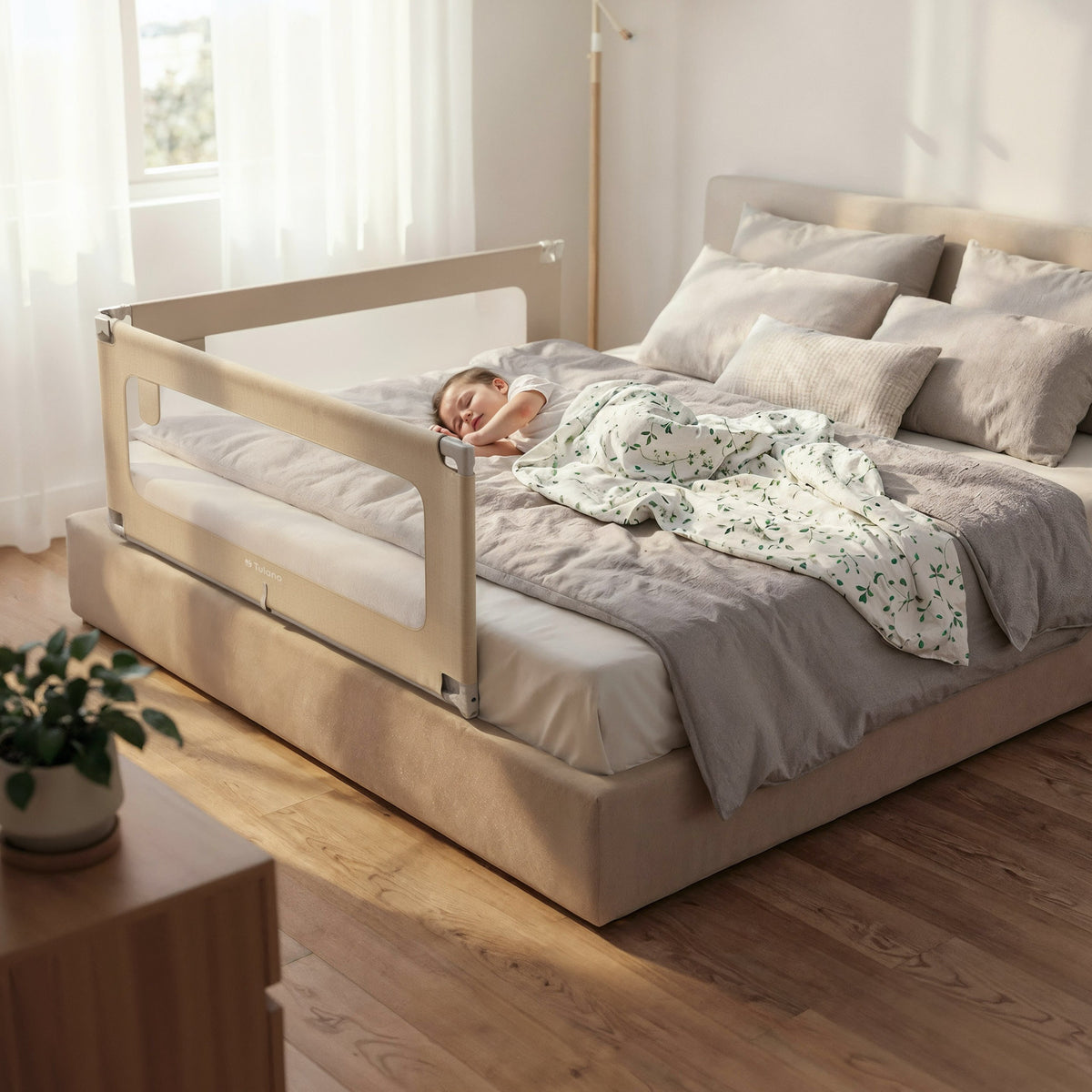 Bettschutzgitter Tulano Cover 40 Beige 200cm 