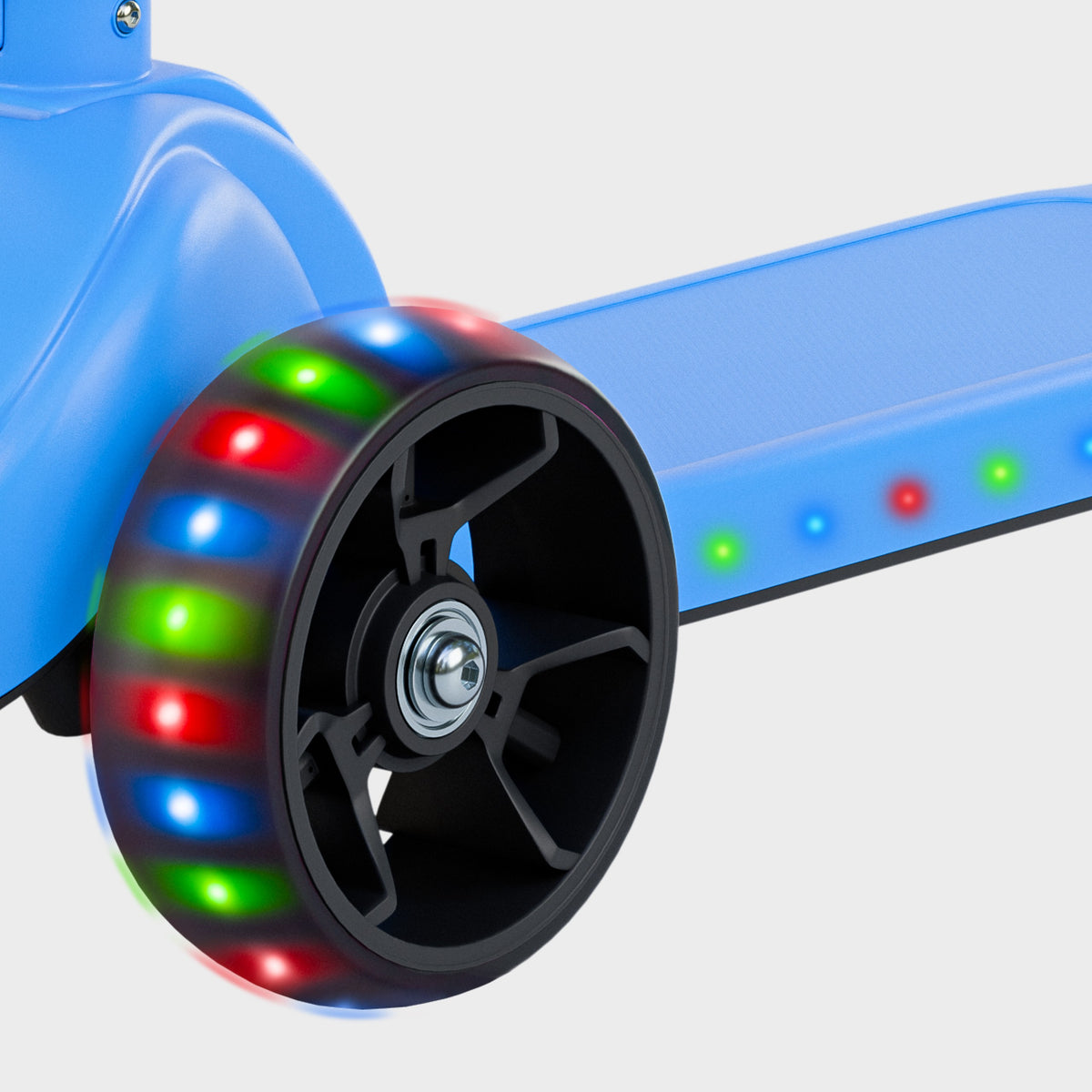 Rookie 15 Blauer LED-Balance-Scooter für Kinder 