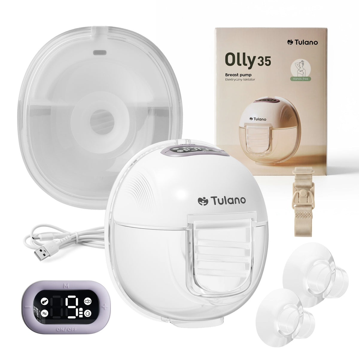 Tulano Olly 35 Kabellose elektronische Milchpumpe 
