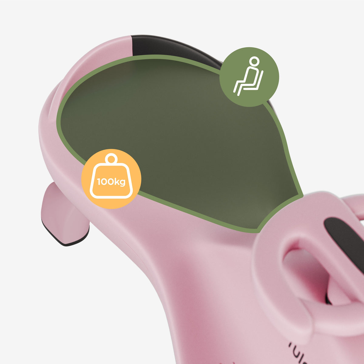 Tulano Focus 35 Pink LED Gravity Ride-On 