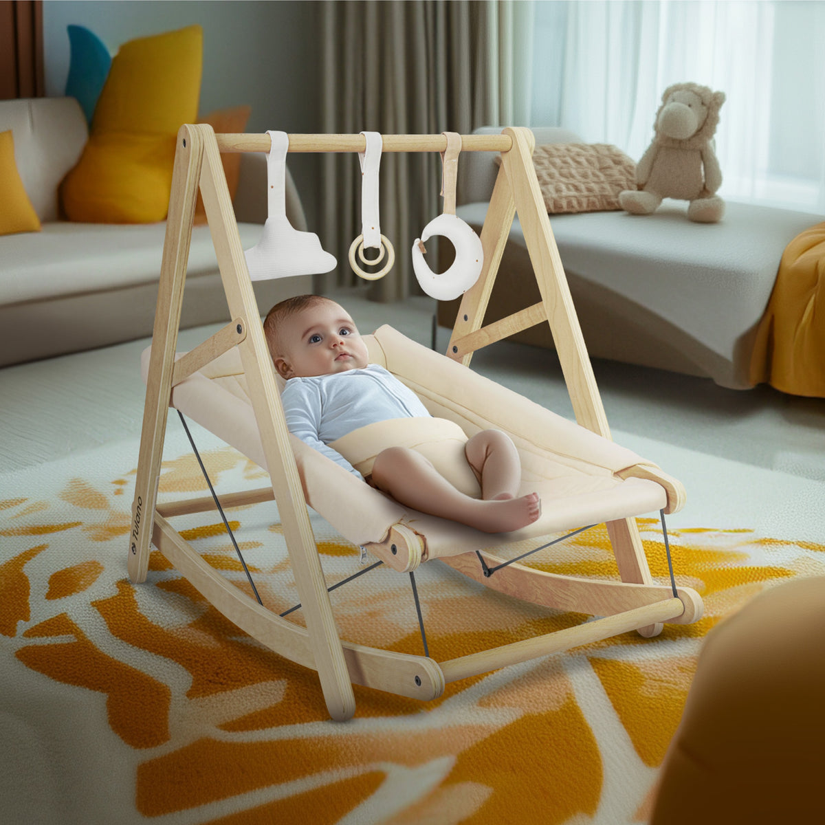 Tulano Moon 45 Beige 2-in-1 Hüpfburg 