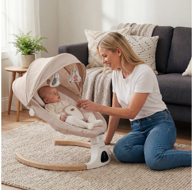 Tulano elektronischer Schaukelstuhl Astrid 35 Beige