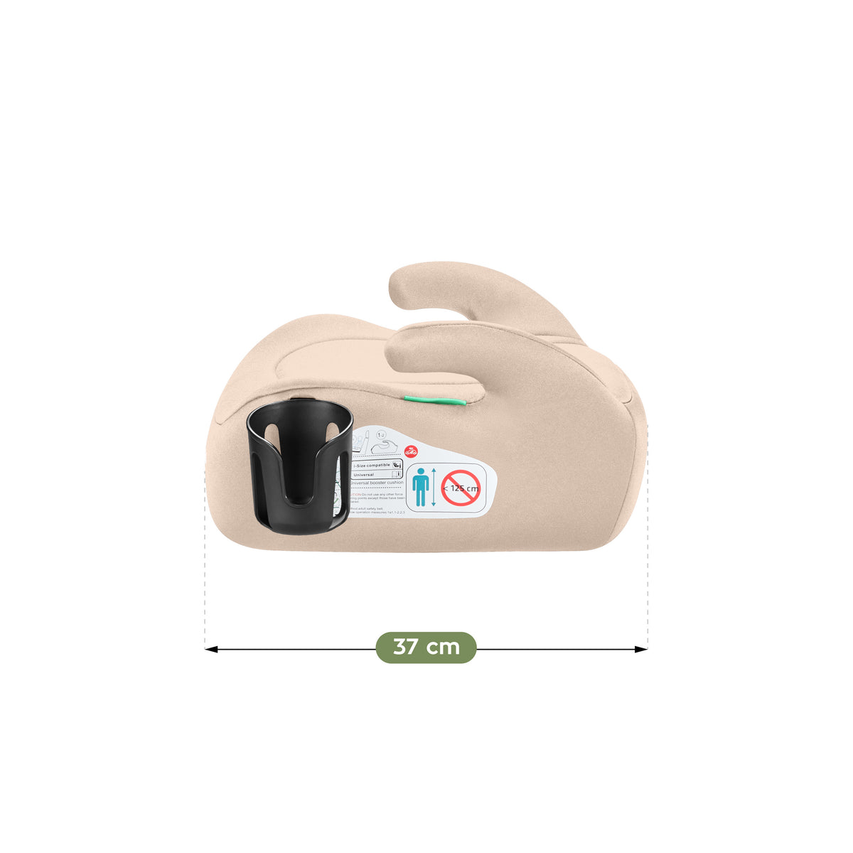 Tulano Cabby 20 Beige Kindersitz für Autos, 125-150 cm, Größe I 