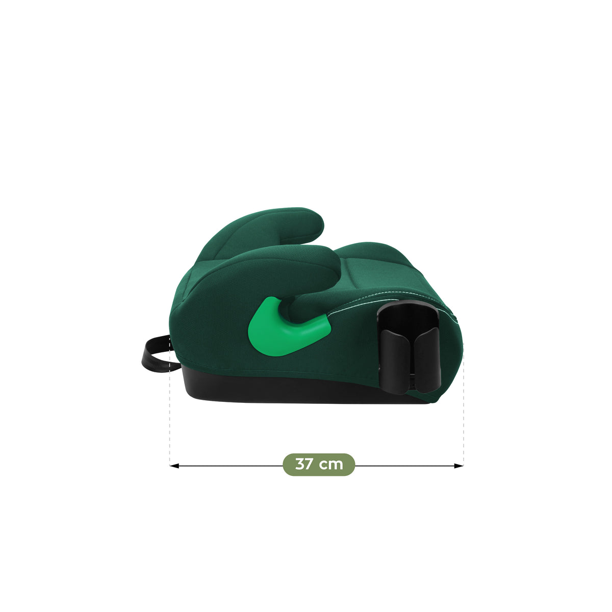 Tulano Cabby 25 Grüner Kindersitz für Autos, 125-150 cm, Größe I 