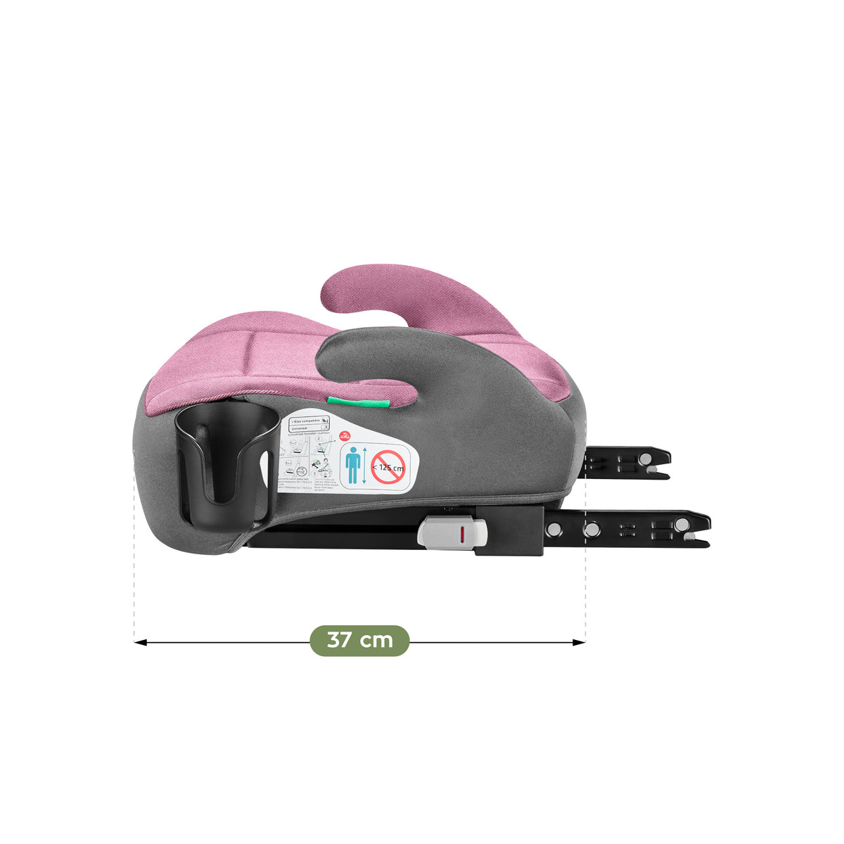 Tulano Cabby 30 Rosa-Grauer Kindersitz