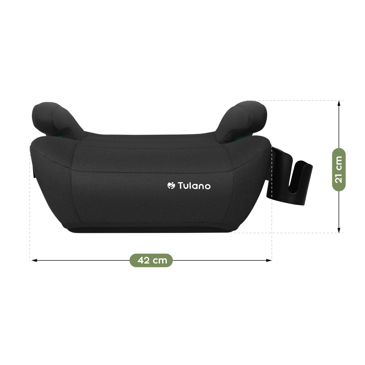 Tulano Cabby 35 Schwarz ISOFIX 125-150cm I-Size Autositz 