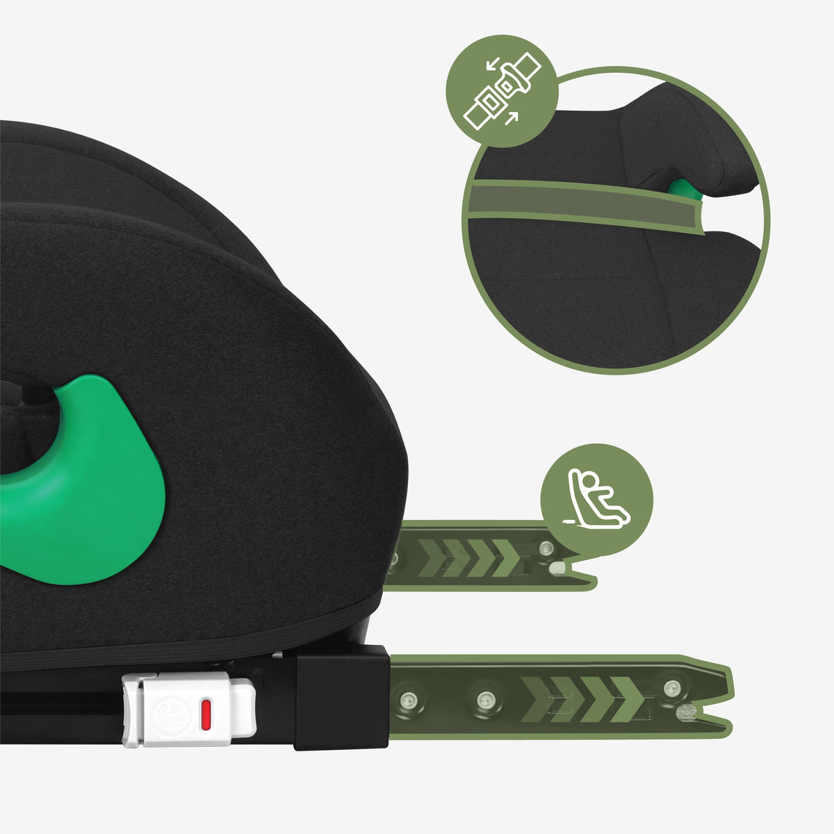 Einfache Isofix-Befestigung