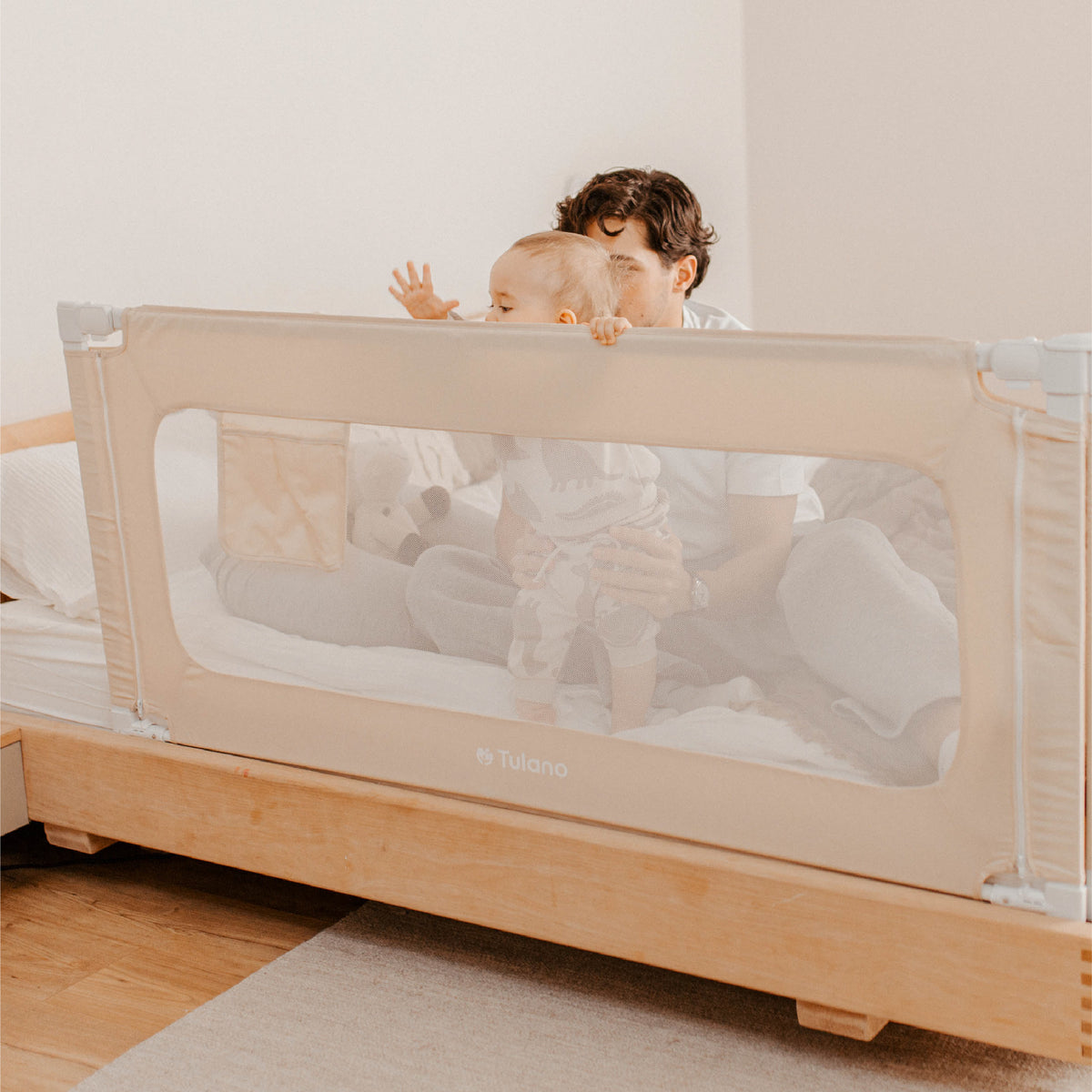 Bettschutzgitter Tulano Cover 46 Beige 160cm  
