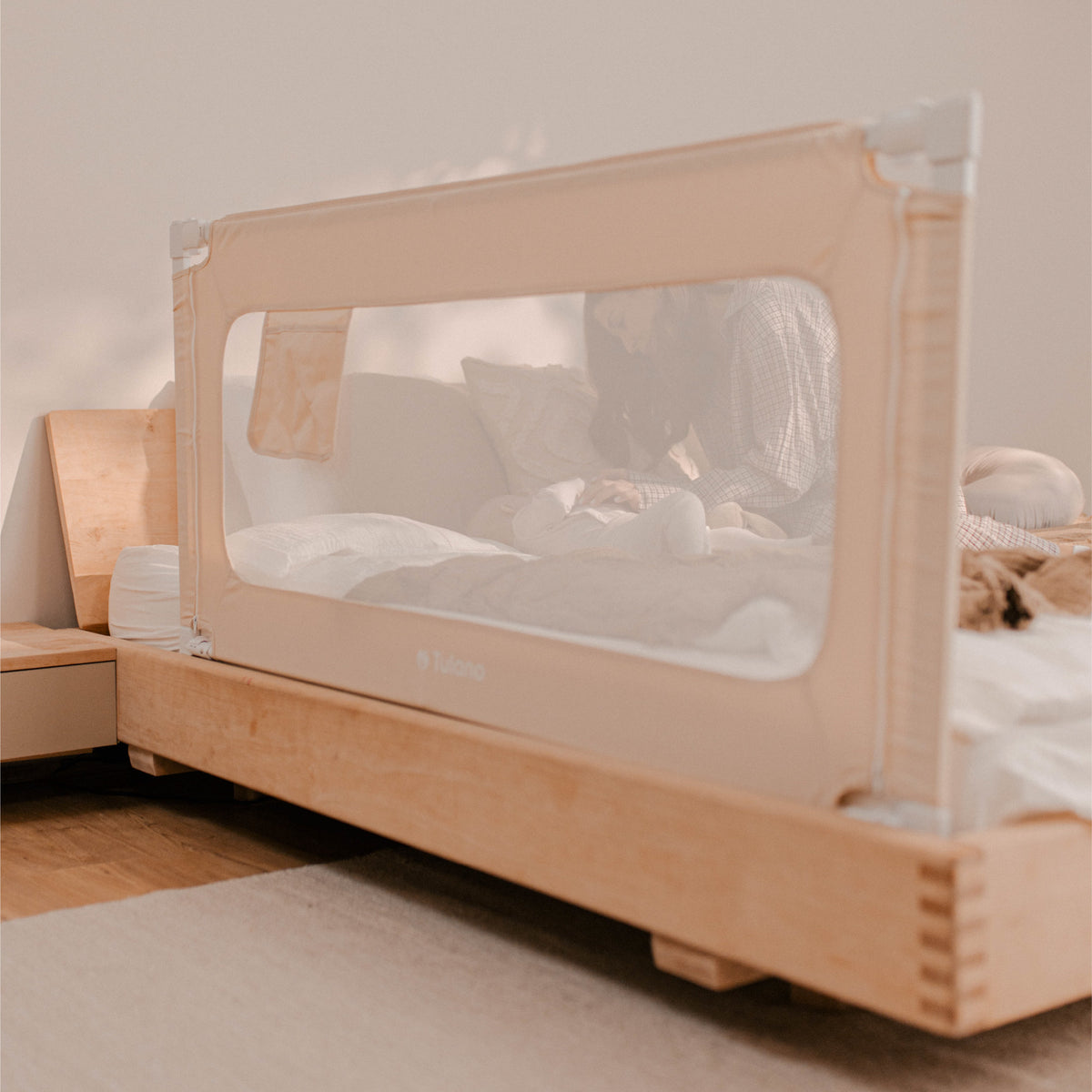 Bettschutzgitter Tulano Cover 46 Beige 160cm  