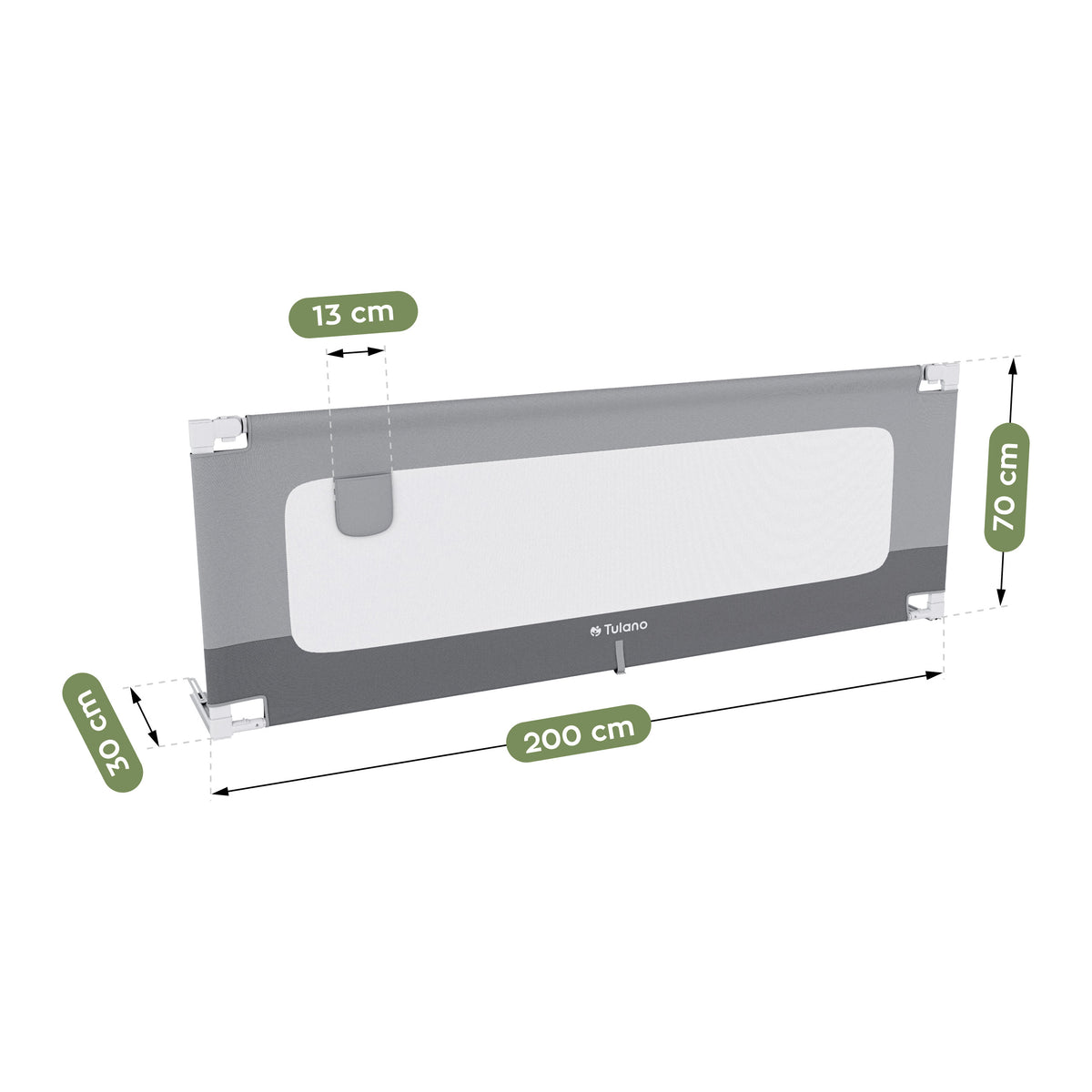 Bettschutzgitter Tulano Cover 40 200cm