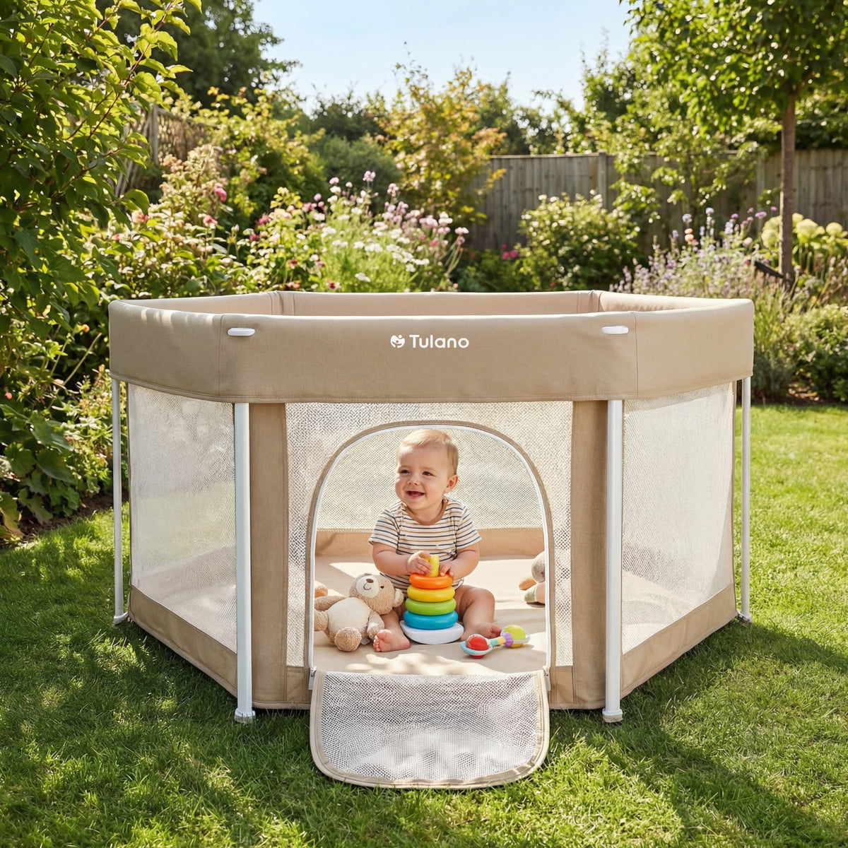 Komfortabler Spielraum in Haus und Garten