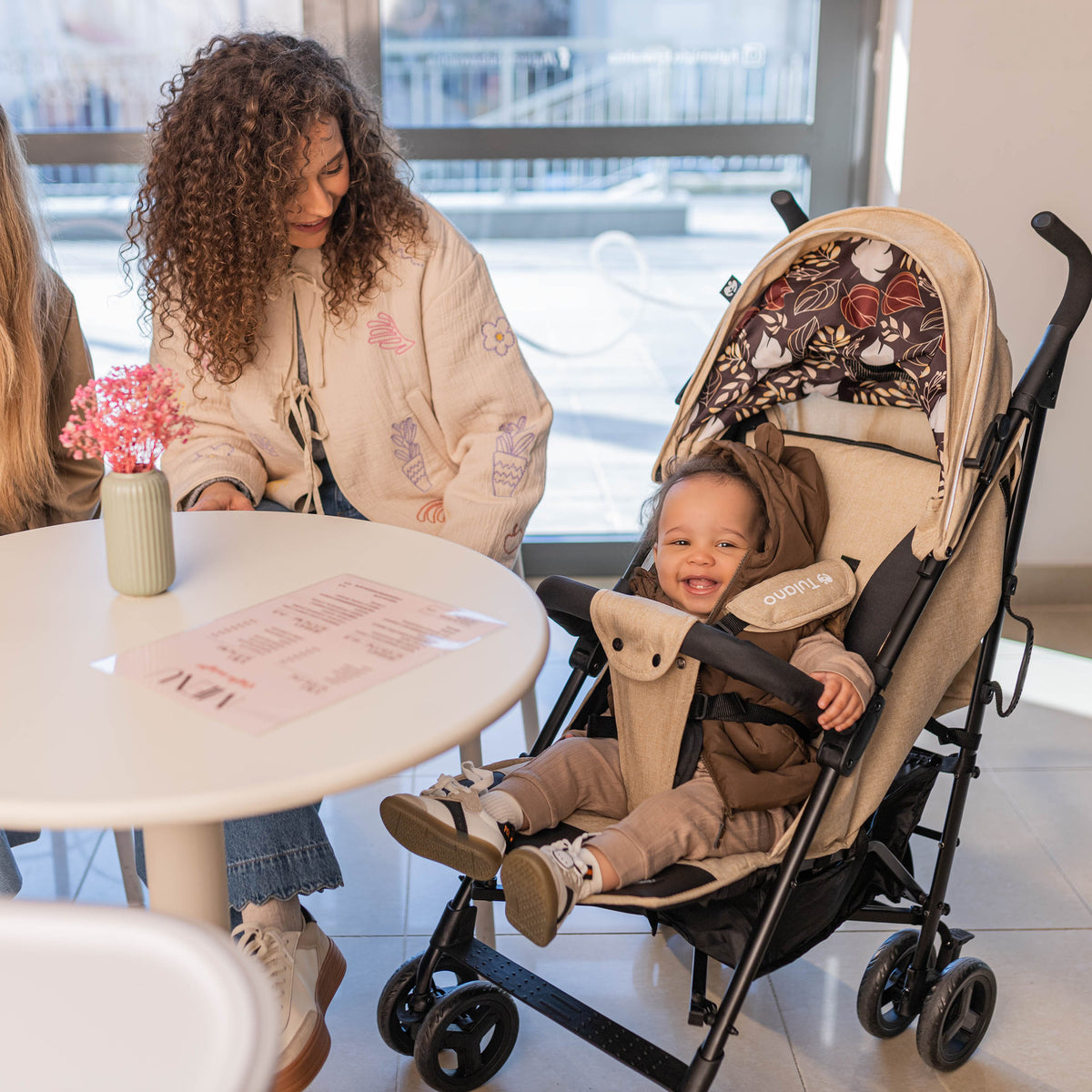 Tulano Davos 35 Beige Kinderwagen