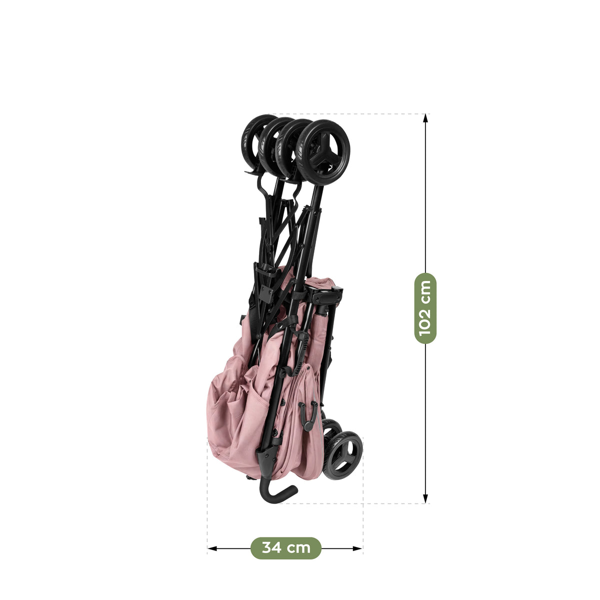 Tulano Davos 35 Pinker Kinderwagen