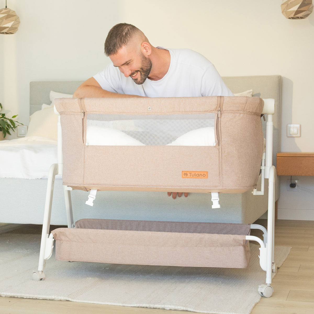 Beistellbett 3in1 Tulano Dream 50 Taupe