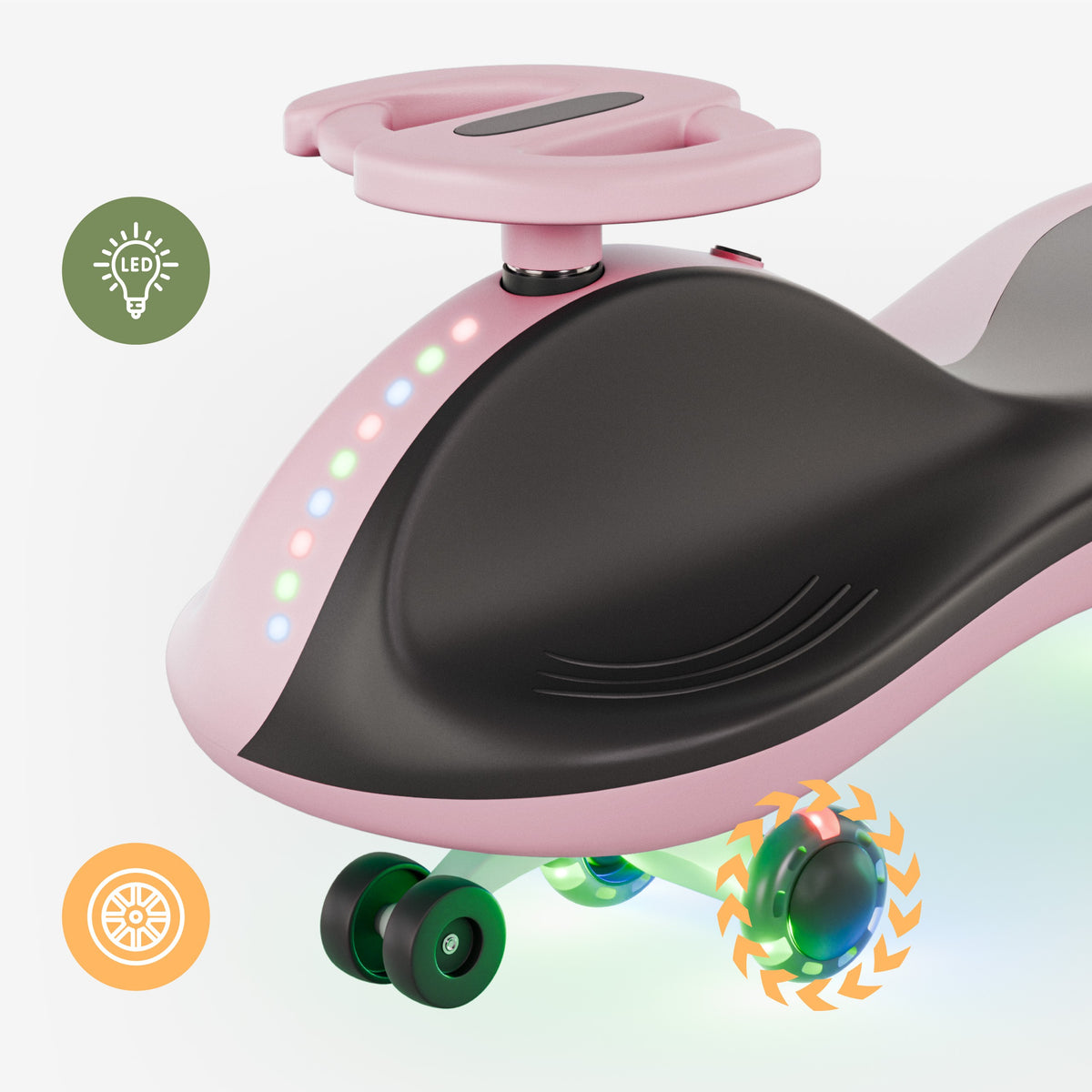 Tulano Focus 35 Pink LED Gravity Ride-On 