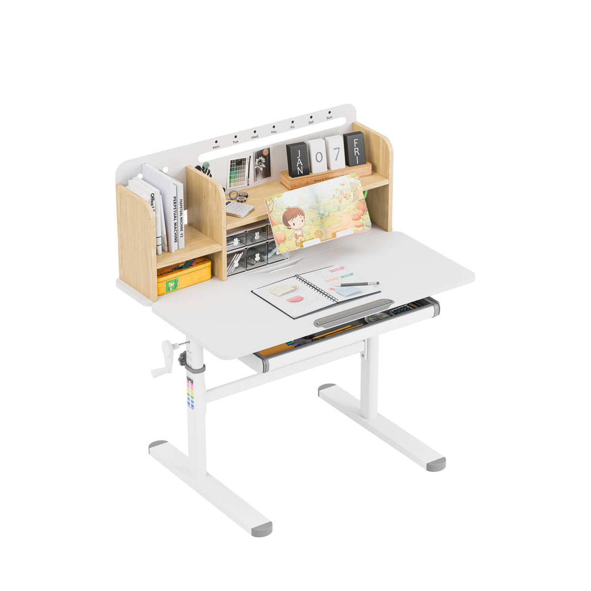 Ergonomischer Kinderschreibtisch Mark Adler Study 5.0 Holz 90 cm