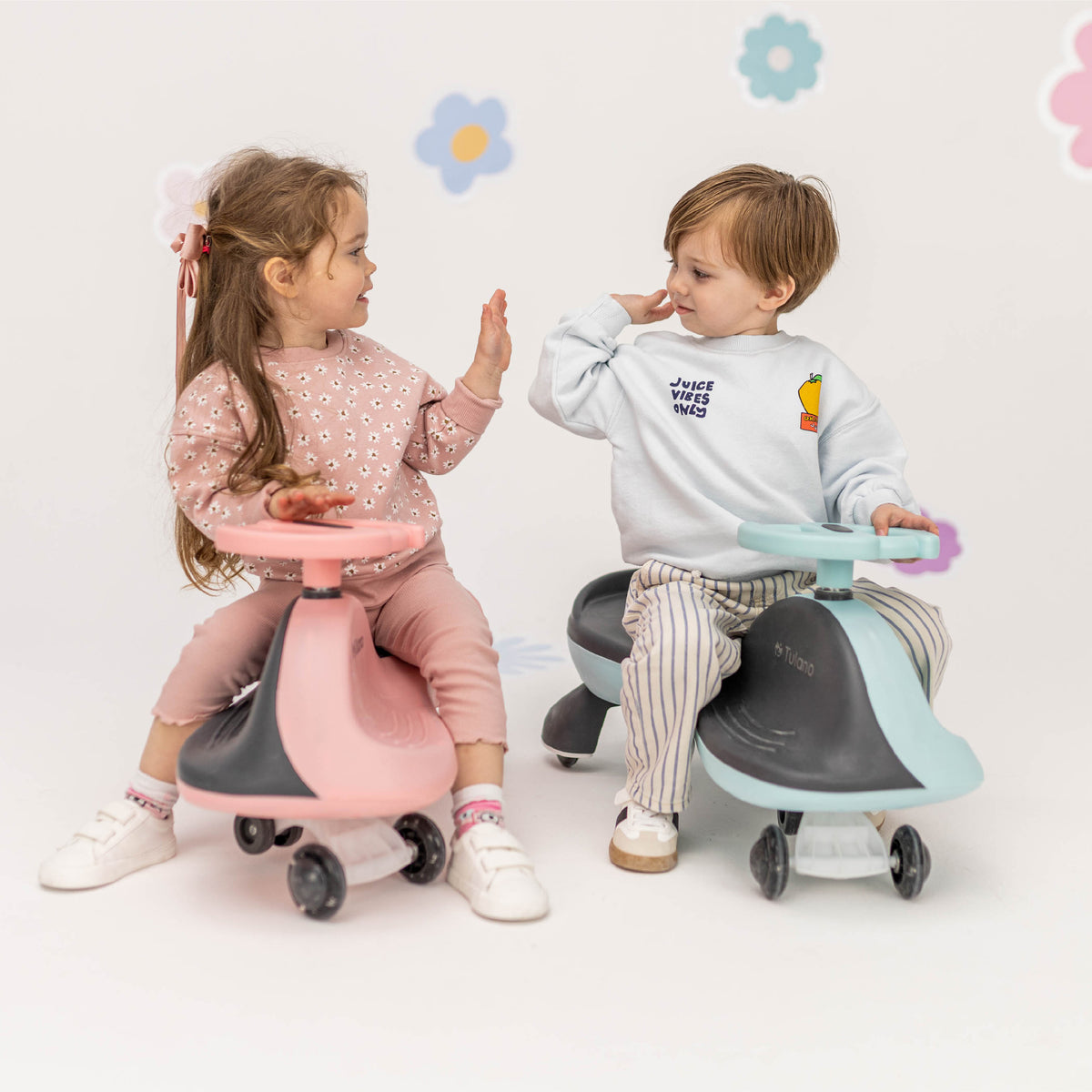 Tulano Focus 35 Pink LED Gravity Ride-On 