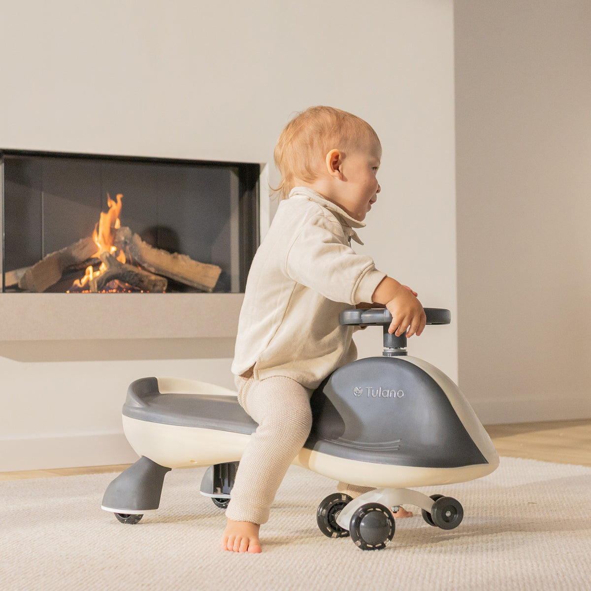Tulano Focus 35 Beige LED Gravity Ride-On für Kinder 