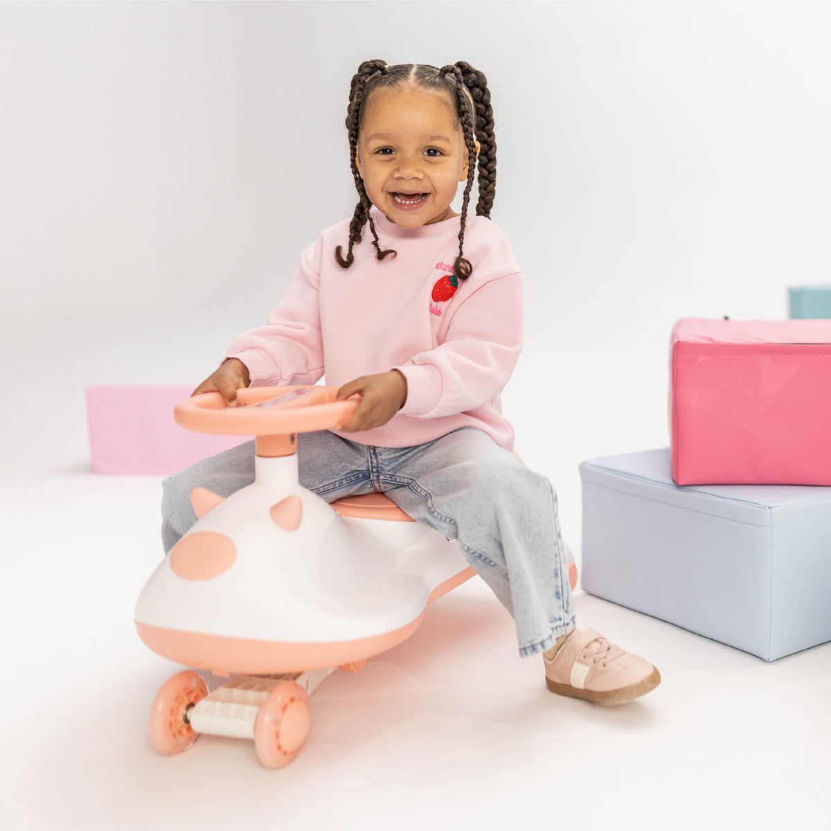 Tulano Focus 45 Pink LED Gravity Ride-On 