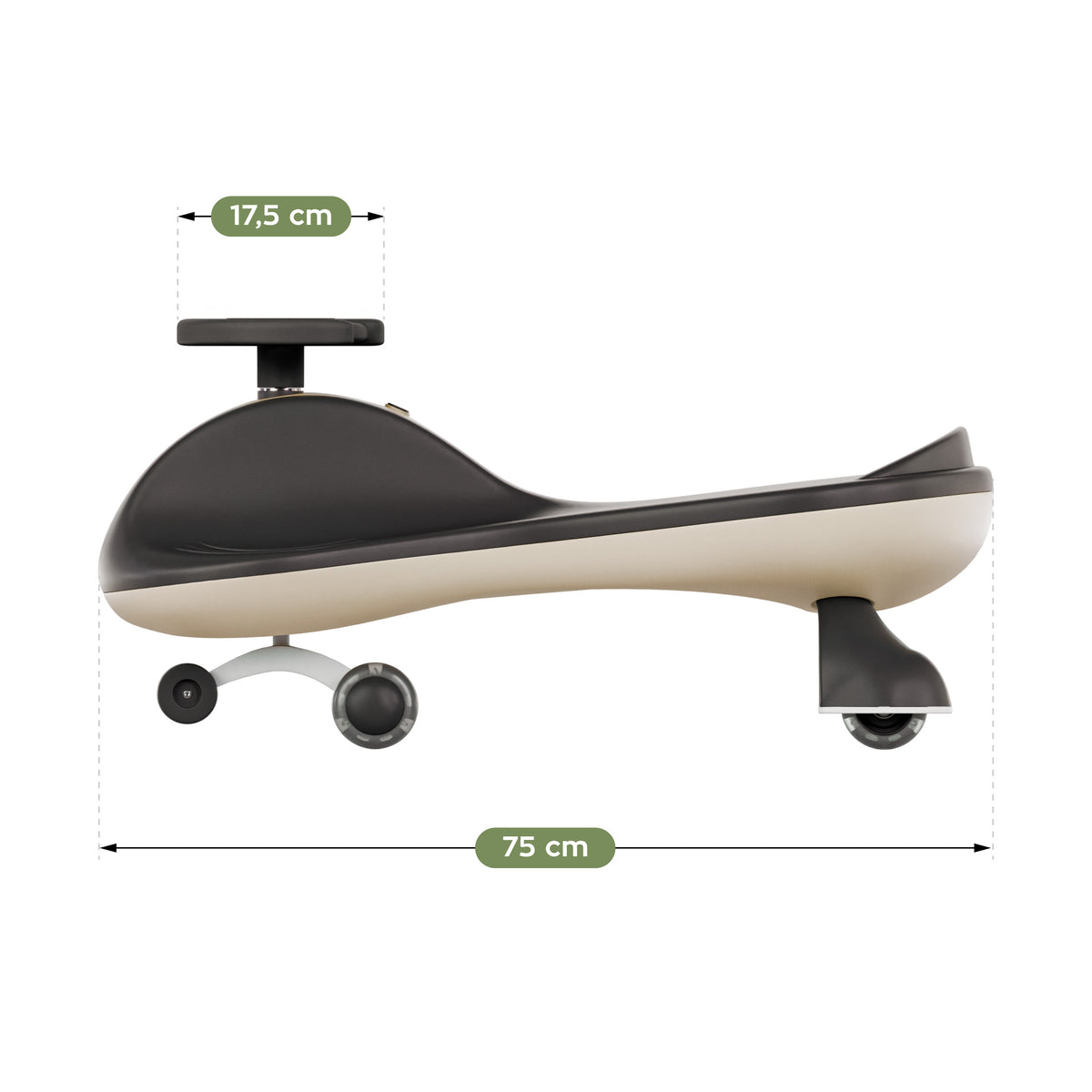 Tulano Focus 35 Beige LED Gravity Ride-On für Kinder 