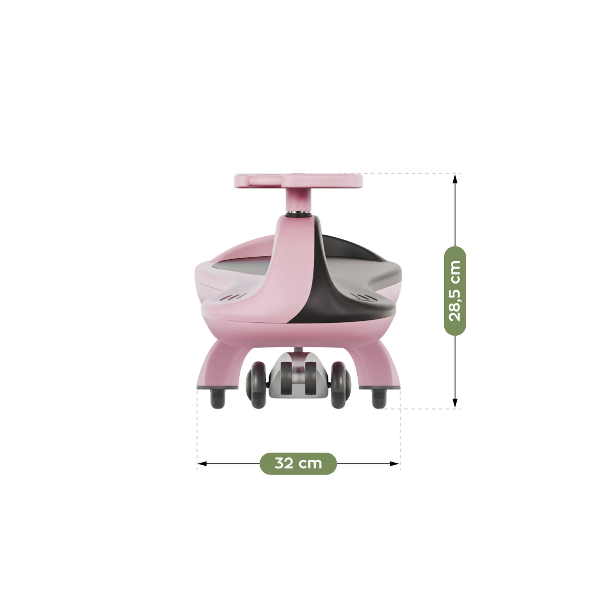 Tulano Focus 35 Pink LED Gravity Ride-On 
