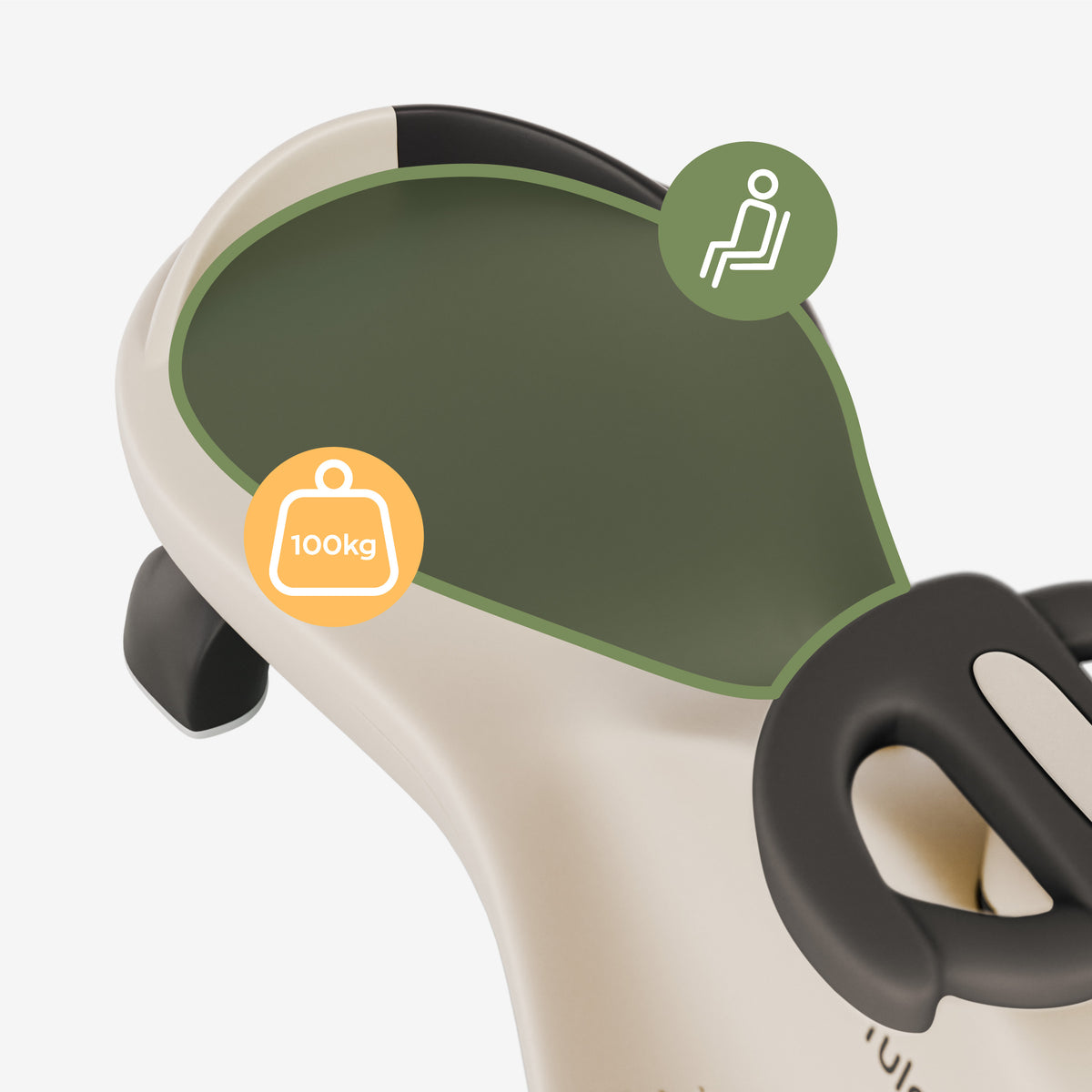 Der Focus 35 Kinderfahrer - bequemer und ergonomischer Sitz