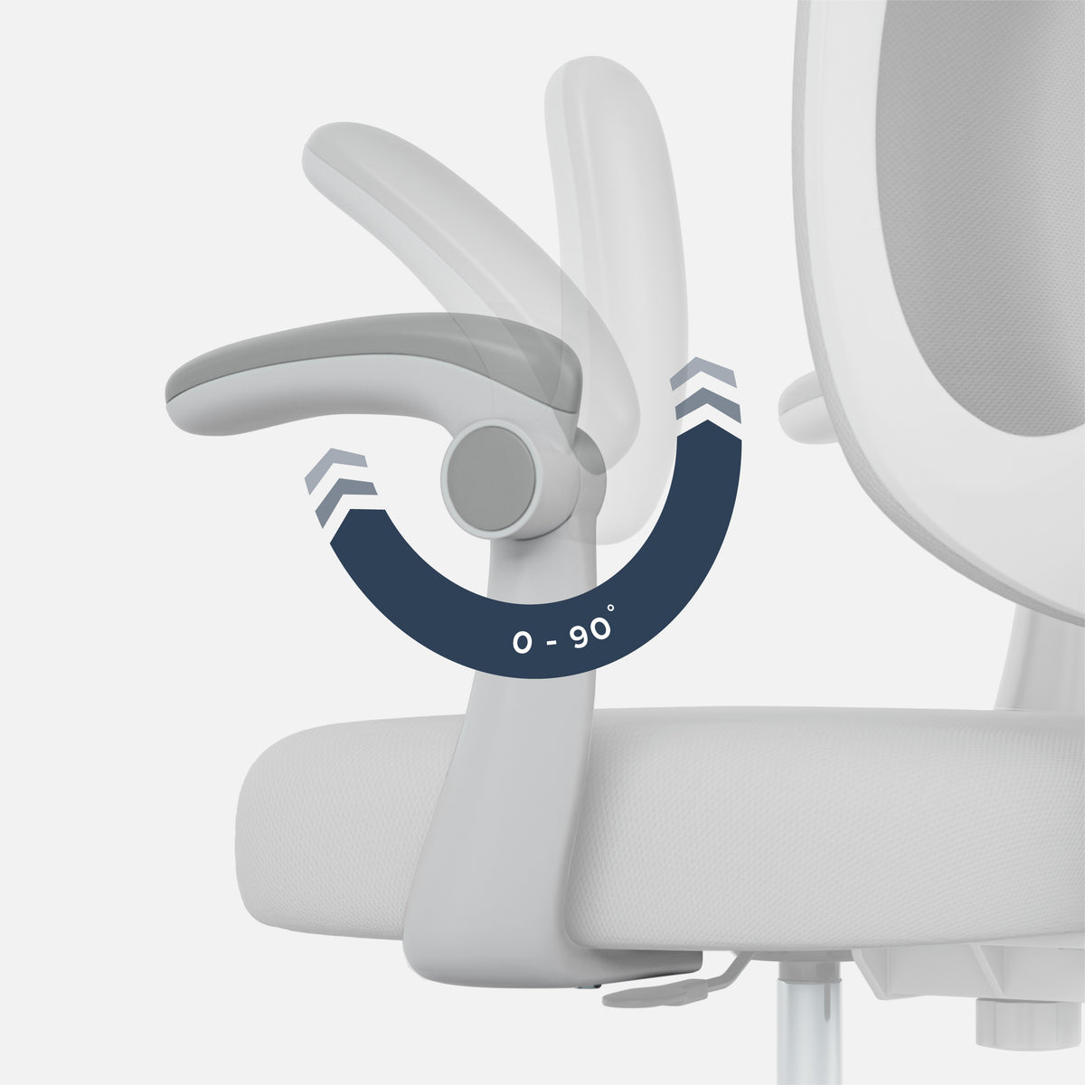 Ergonomische Armlehnen