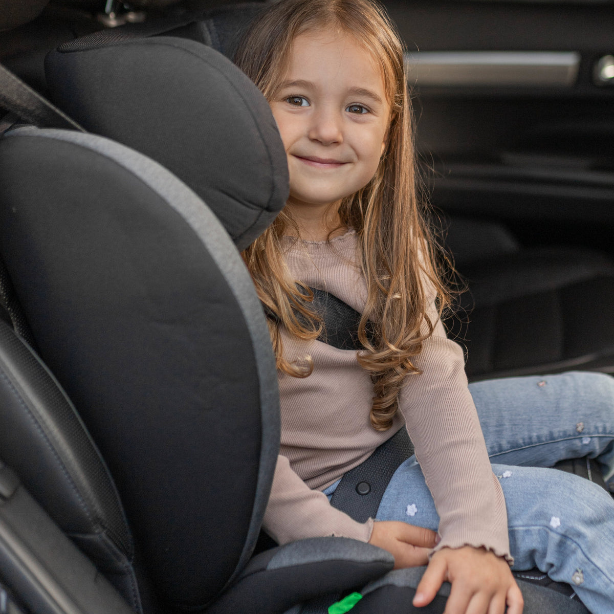 Tulano Joy 25 Schwarz-Grau Autositz 100-150cm I-Größe 