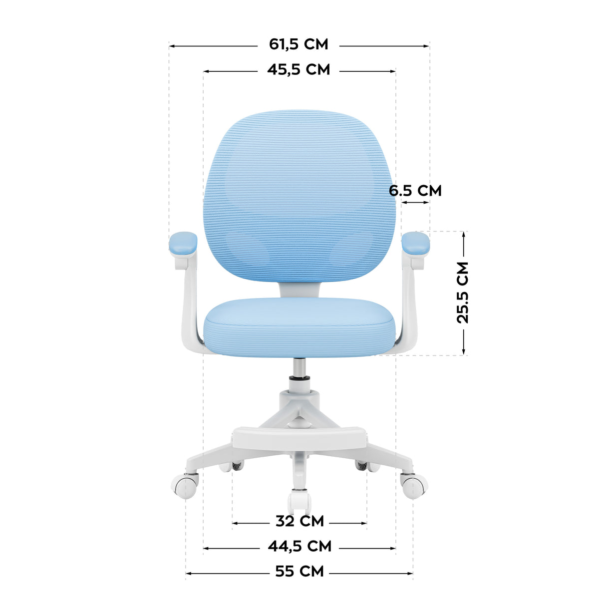 Mark Adler Junior 3.1 Blauer Kinderdrehstuhl