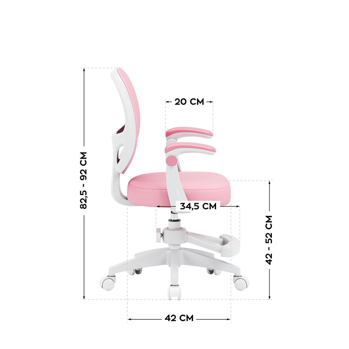 Mark Adler Junior 3.1 Pinker Kinderdrehstuhl