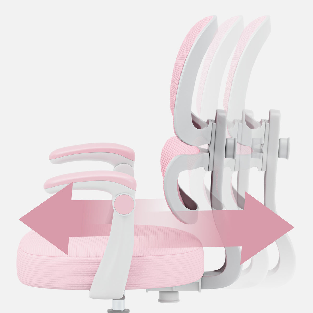 Mark Adler Junior 4.4 Rosa Ergonomischer Kinderstuhl