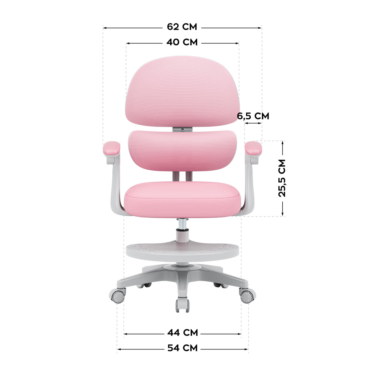 Mark Adler Junior 4.4 Rosa Ergonomischer Kinderstuhl