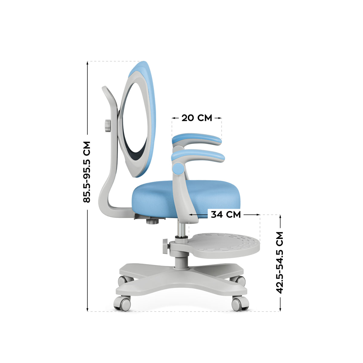 Mark Adler Junior 4.6 Blauer ergonomischer Kinderstuhl
