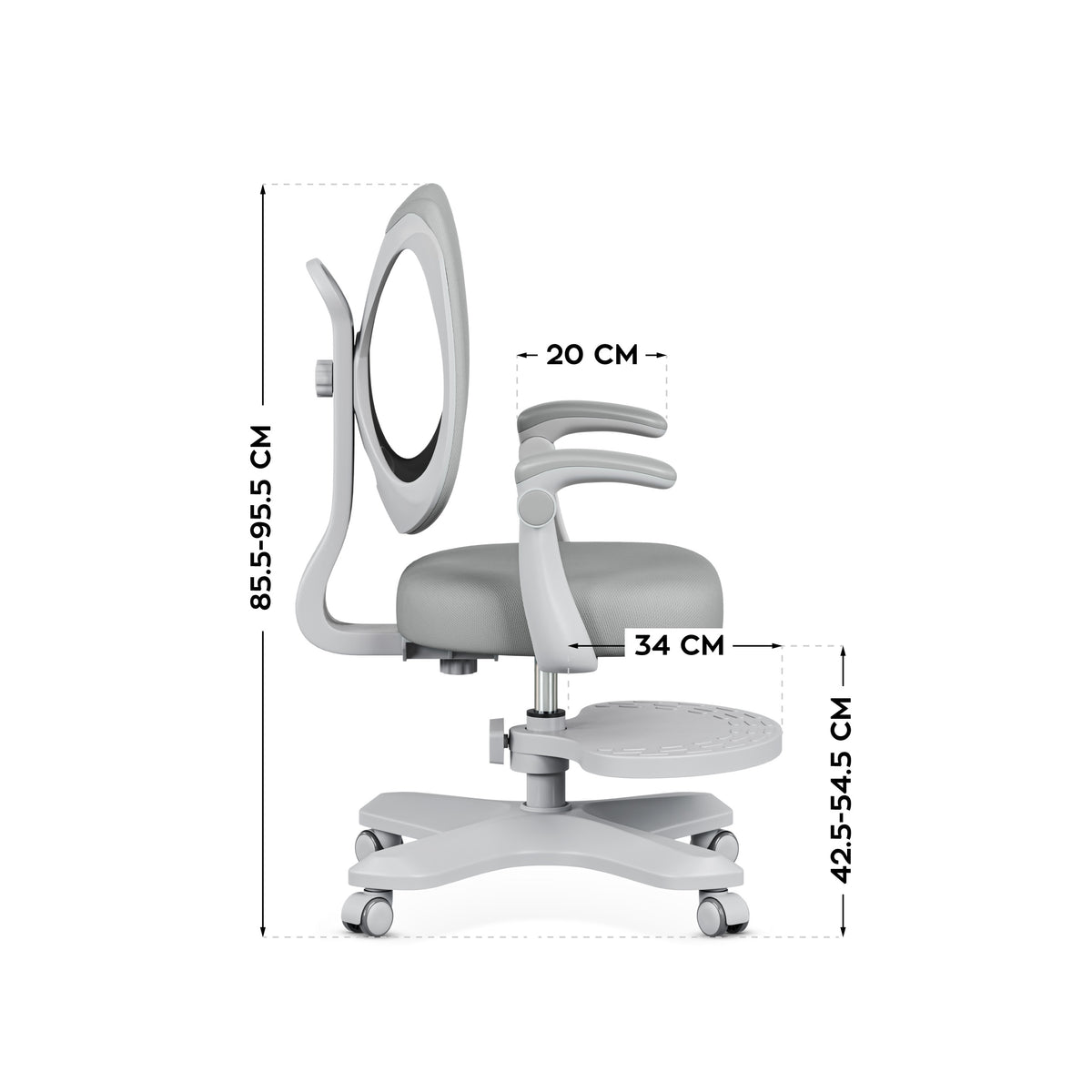 Mark Adler Junior 4.6 Gray Ergonomischer Kinderstuhl 