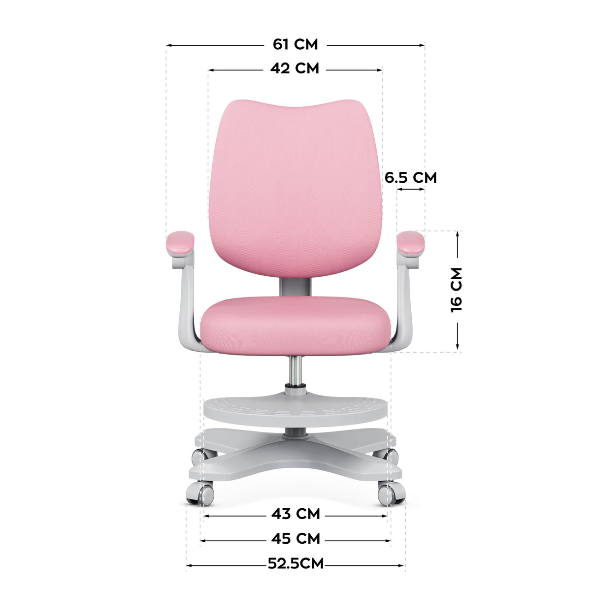 Mark Adler Junior 4.6 Rosa ergonomischer Kinderstuhl 