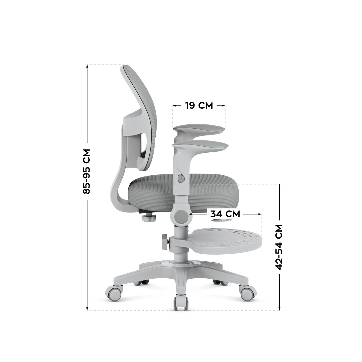 Mark Adler Junior 5.0 Grauer verstellbarer Kindersitz 
