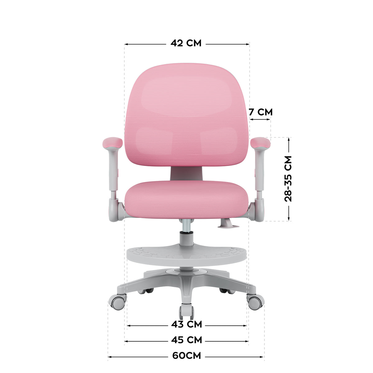 Mark Adler Junior 5.0 Rosa Verstellbarer Kindersitz 