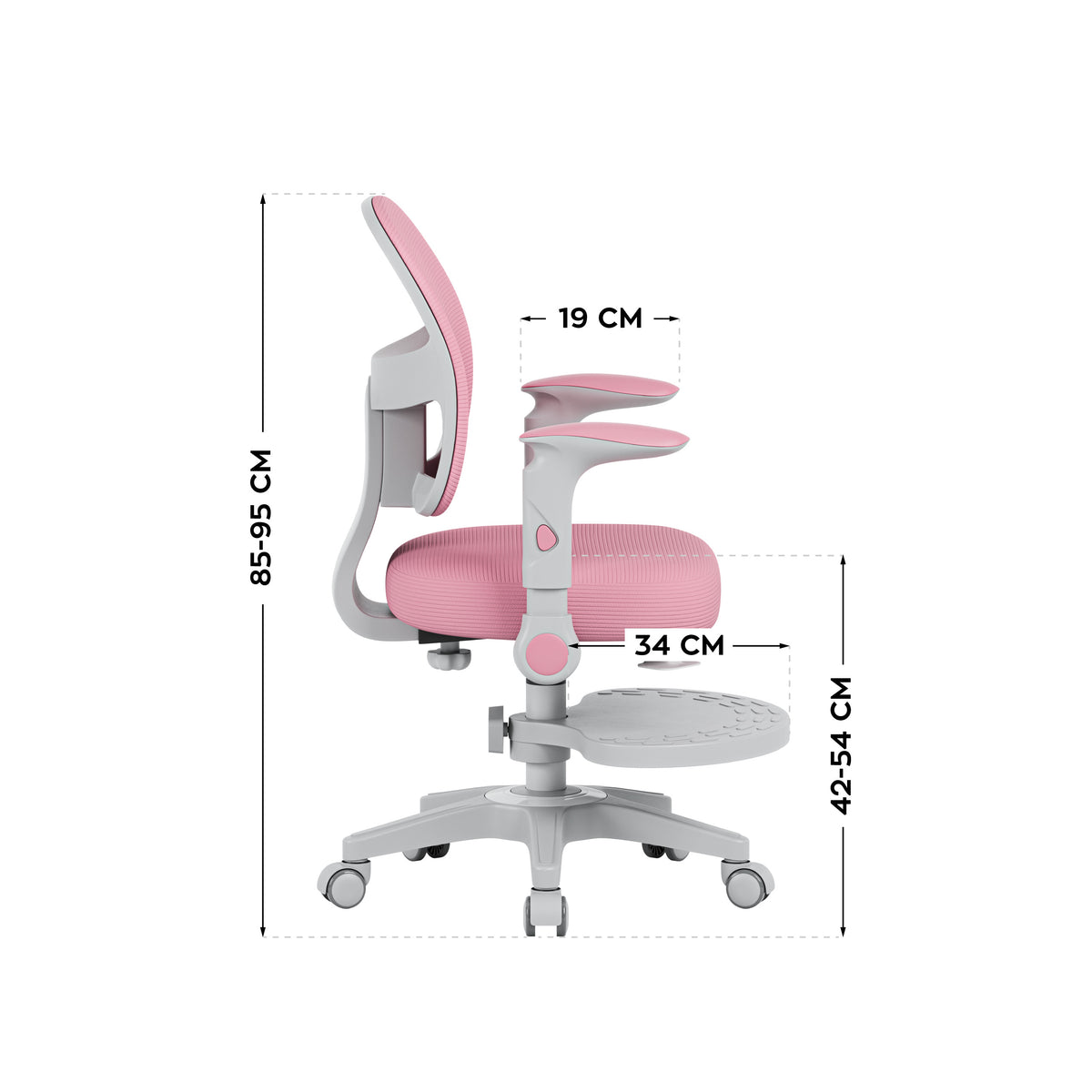 Mark Adler Junior 5.0 Rosa Verstellbarer Kindersitz 