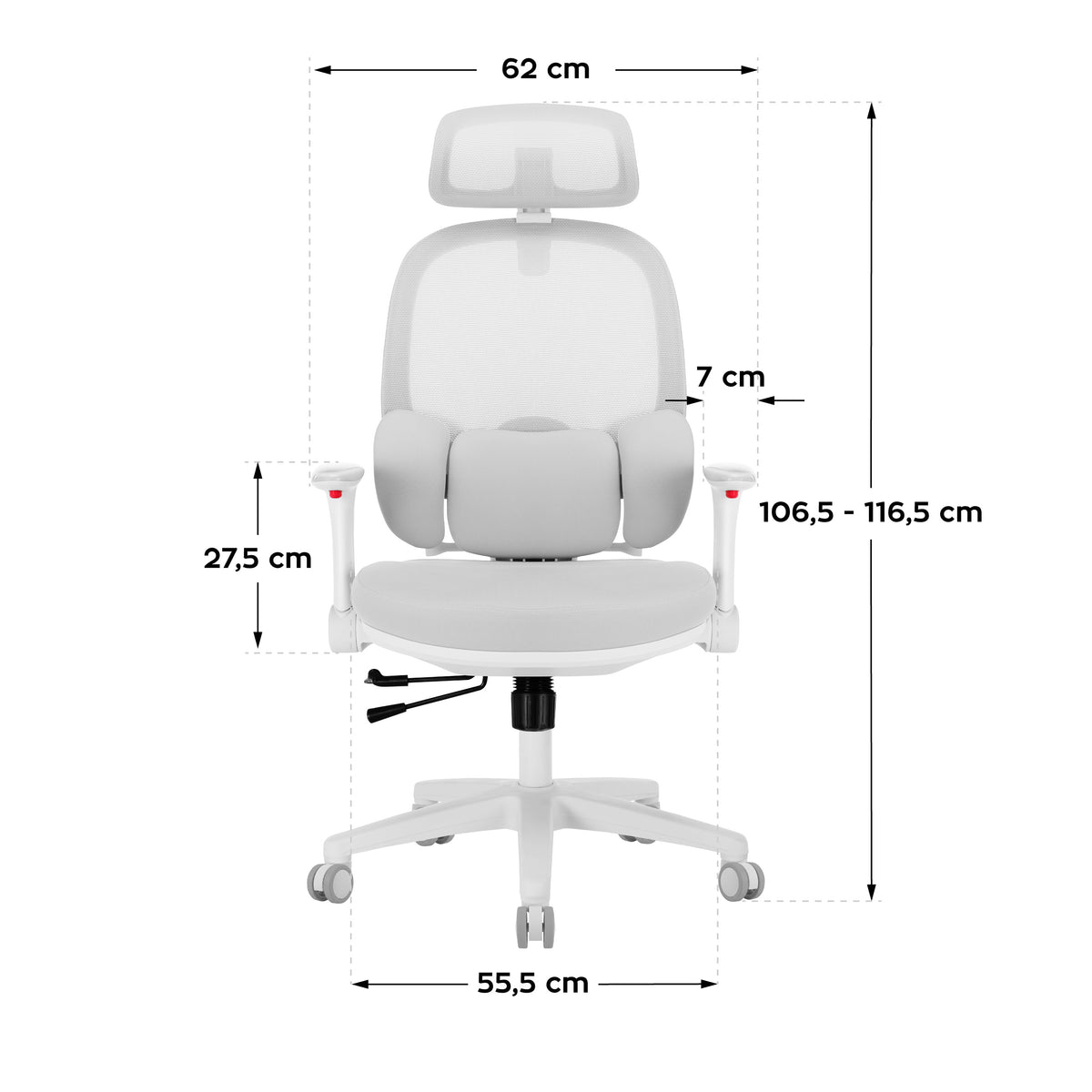 Mark Adler Junior 6.3 Gray Ergonomischer Kinderstuhl 